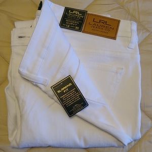 Ralph Lauren white jeans NEW size 12